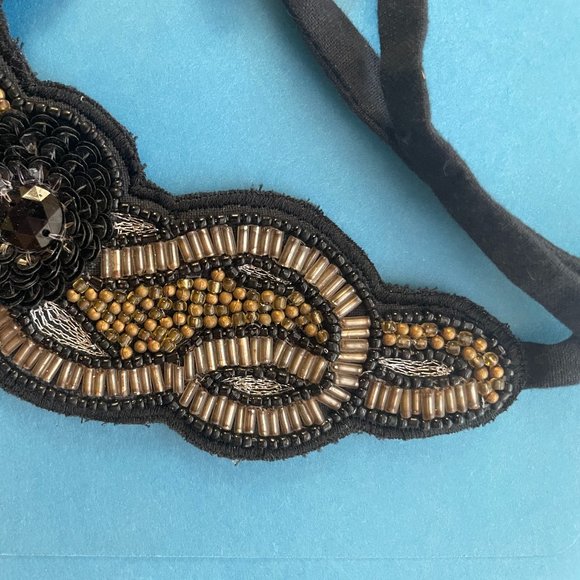 Necklace Bib Choker Beaded - Picture 6 of 10